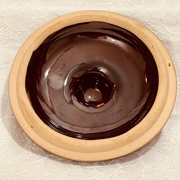 Vintage WESTBEND 2 Quart Glazed Clay Baking /Bean Pot ~ MCM 1950's - 1960's - Picture 4 of 4